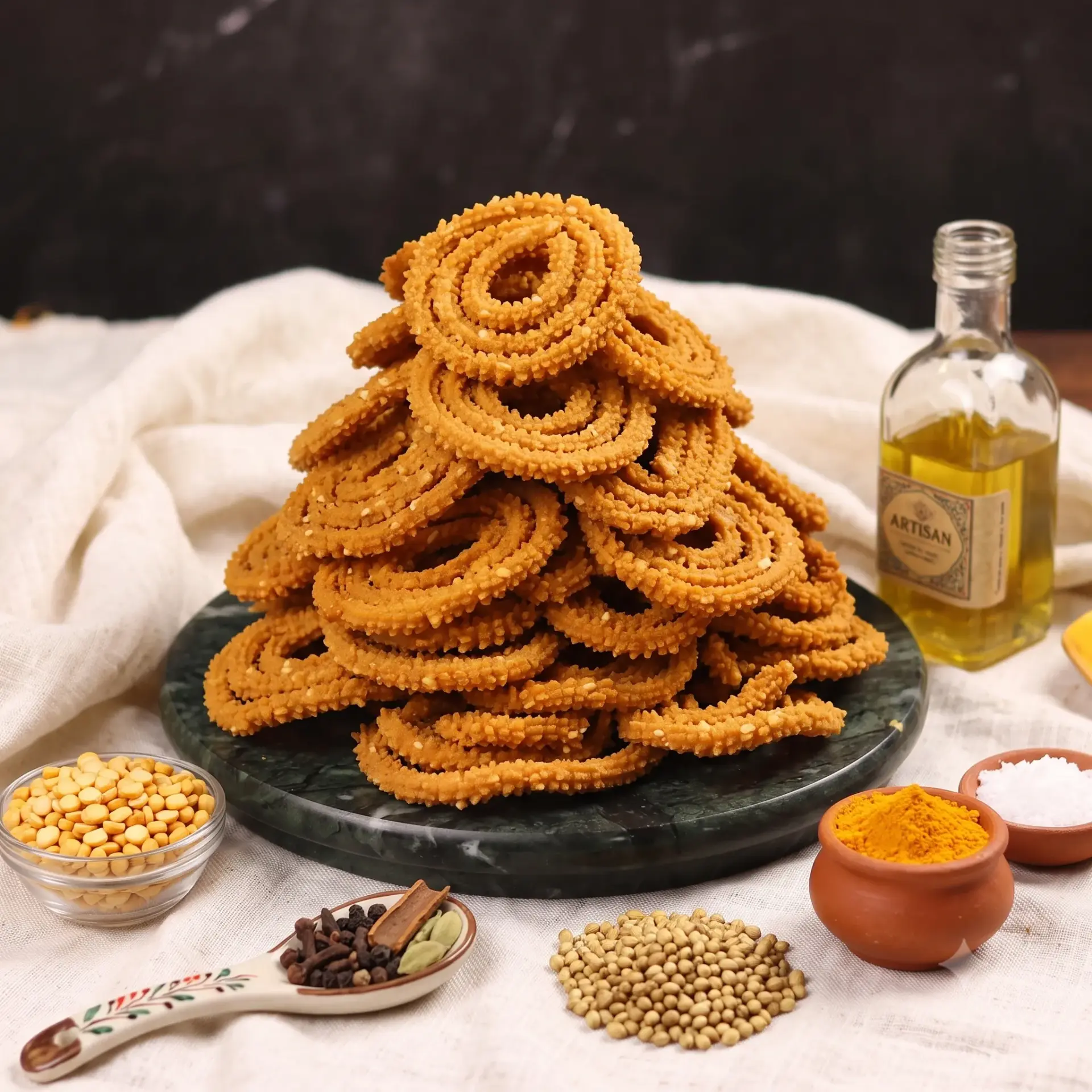 Crispy-Roasted Crunchy Chakli (1Kg)