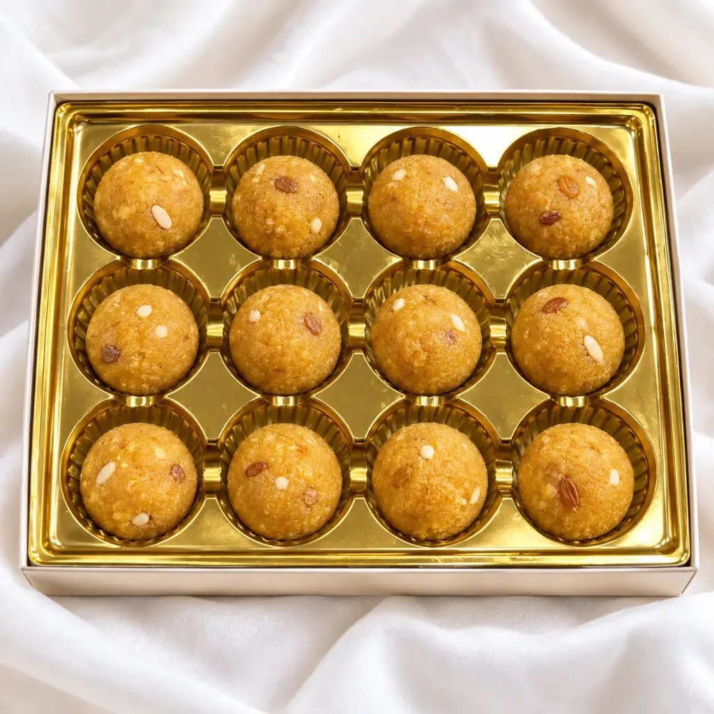 Shahi Chana Dal Dryfruit Laddu (12 Pieces, 400g)